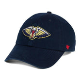 Navy New Orleans Pelicans '47 Core Logo Clean Up Adjustable Hat | NBA