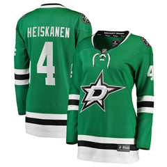Miro Heiskanen Dallas Stars Fanatics Women's Home Breakaway Player Jersey - NHL Jerseys