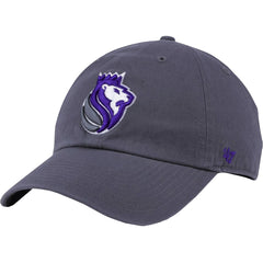 Gray Sacramento Kings '47 Core Logo Clean Up Adjustable Hat | NBA