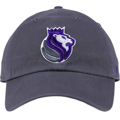 Gray Sacramento Kings '47 Core Logo Clean Up Adjustable Hat | NBA