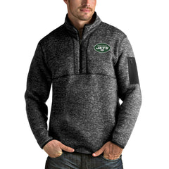 New York Jets Antigua Fortune 1/4-Zip Pullover Jacket | NFL Hot