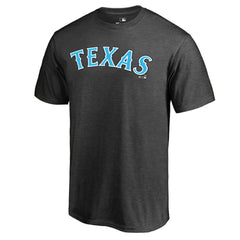 Texas Rangers Blue Wordmark T-Shirt - MLB T-shirts