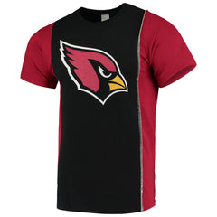 Arizona Cardinals Refried Apparel Sustainable Upcycled Split T-Shirt | NFL US