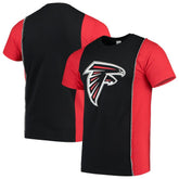 Atlanta Falcons Refried Apparel Sustainable Upcycled Split T-Shirt | NFL Outlet