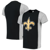 New Orleans Saints Refried Apparel Sustainable Upcycled Split T-Shirt | NFL US