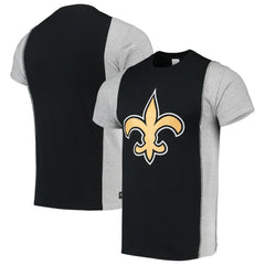 New Orleans Saints Refried Apparel Sustainable Upcycled Split T-Shirt | NFL US