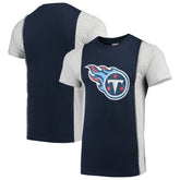 Tennessee Titans Refried Apparel Sustainable Upcycled Split T-Shirt | NFL Online