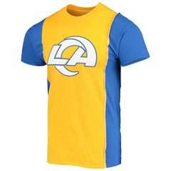 Los Angeles Rams Refried Apparel Sustainable Upcycled Split T-Shirt | NFL Near me