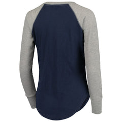 Seattle Seahawks Touch Women's Waffle Raglan Lightweight Long Sleeve T-Shirt | NFL Hot