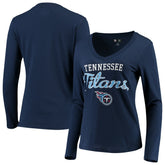 Tennessee Titans G-III 4Her by Carl Banks Women's Post Season Long Sleeve V-Neck T-Shirt | NFL Near me