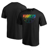 Black Denver Nuggets Team Pride Wordmark T-Shirt sale | NBA