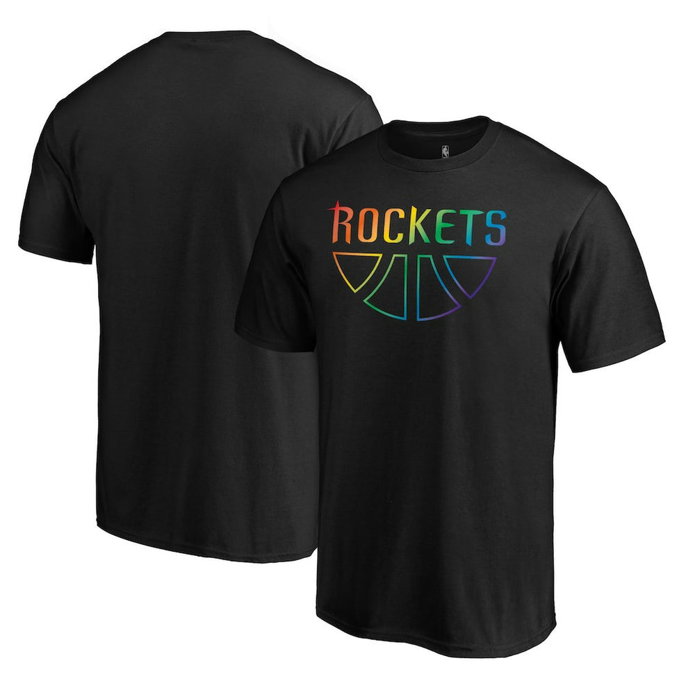 Black Houston Rockets Team Pride Wordmark T-Shirt | NBA