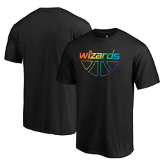 Black Washington Wizards Team Pride Wordmark T-Shirt | NBA