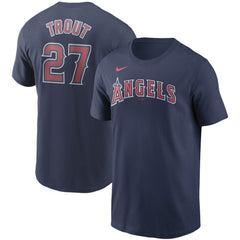 Mike Trout Los Angeles Angels Nike Name & Number T-Shirt - MLB T-shirts