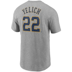 Christian Yelich Milwaukee Brewers Nike Name & Number T-Shirt - MLB T-shirts