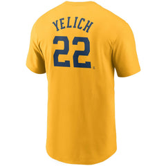 Christian Yelich Milwaukee Brewers Nike Name & Number T-Shirt - MLB T-shirts