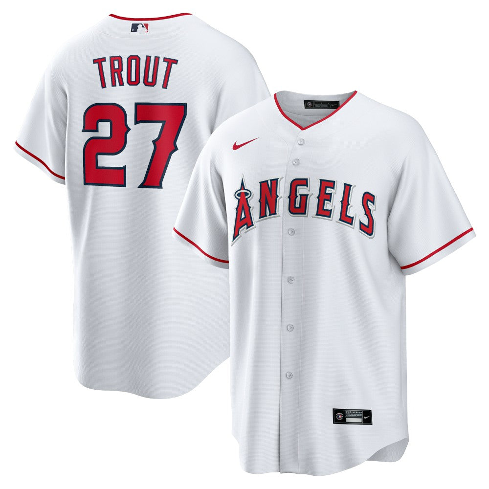 Mike Trout Los Angeles Angels Nike Home Replica Player Name Jersey - MLB Jerseys