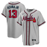 Ronald Acuna Jr. Atlanta Braves Nike Road Replica Player Name Jersey - MLB Jerseys