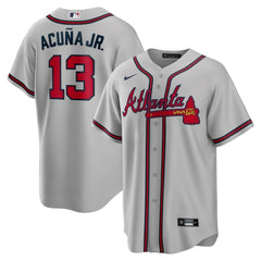 Ronald Acuna Jr. Atlanta Braves Nike Road Replica Player Name Jersey - MLB Jerseys