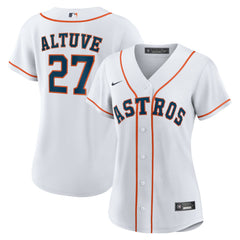 Jose Altuve Houston Astros Nike Women's Home Replica Player Jersey - MLB Jerseys