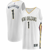 Association Edition Zion Williamson New Orleans Pelicans Replica Fast Break Jersey White | NBA