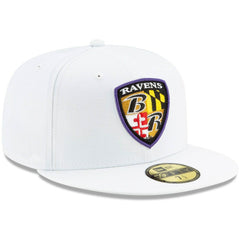 Baltimore Ravens Shield Omaha 59FIFTY Fitted Hat | NFL Online