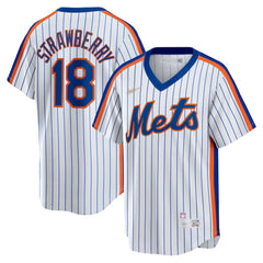 Darryl Strawberry New York Mets Nike Home Cooperstown Collection Player Jersey - MLB Jerseys