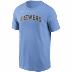 Christian Yelich Milwaukee Brewers Nike Name & Number T-Shirt - MLB T-shirts