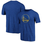 Royal Golden State Warriors Distressed Primary Logo Tri-Blend T-Shirt sale | NBA