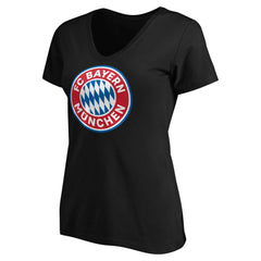Bayern Munich Women's Logo V-Neck T-Shirt