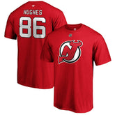 Jack Hughes New Jersey Devils Fanatics Authentic Stack Player Name & Number T-Shirt - NHL T-shirts