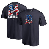 Miguel Cabrera Detroit Tigers Banner Wave Name & Number T-Shirt - MLB T-shirts