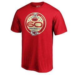 Kansas City Chiefs 60th Season Logo T-Shirt | NFL Outlet