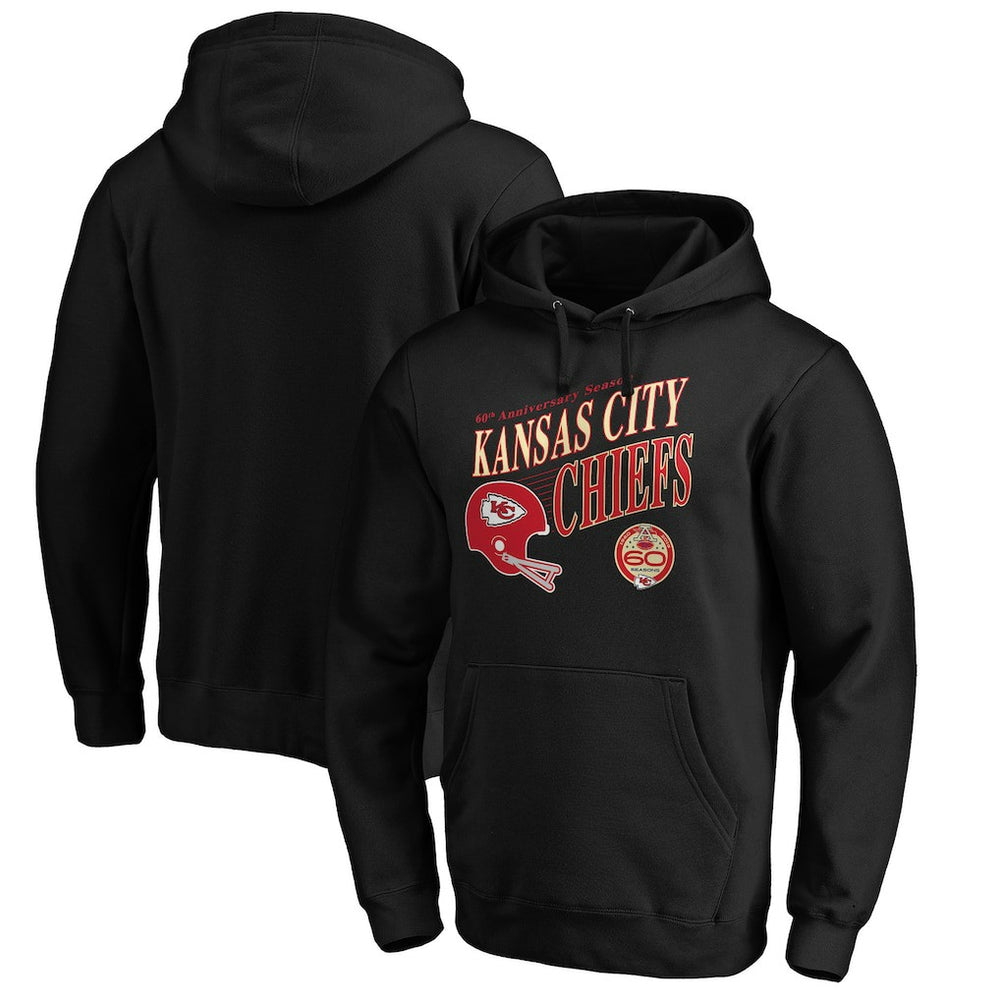 Kansas City Chiefs 60th Season Logo Rise Pullover Hoodie | NFL On sale