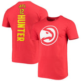 Red De'Andre Hunter Atlanta Hawks Playmaker Name & Number Logo T-Shirt | NBA