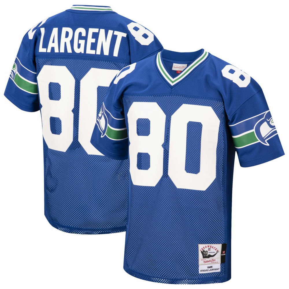 Seattle Seahawks Steve Largent 1985 Authentic Throwback Retired Player Jersey | NFL Hot