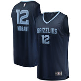 Icon Edition Ja Morant Memphis Grizzlies Fast Break Replica Jersey Navy | NBA