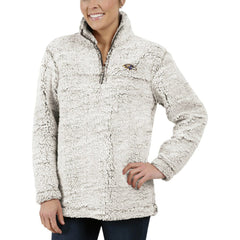 Baltimore Ravens G-III 4Her by Carl Banks Women's Sherpa Quarter-Zip Pullover Jacket | NFL On sale