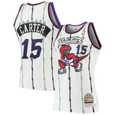 White Vince Carter Toronto Raptors 1998/99 Hardwood Classics Authentic Jersey | NBA