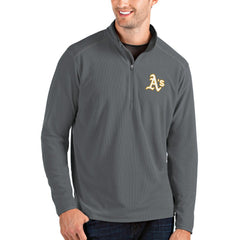 Athletics Antigua Glacier Quarter-Zip Pullover Jacket - MLB Jackets