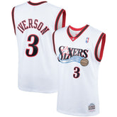 White Allen Iverson Philadelphia 76ers Hardwood Classics Swingman Jersey | NBA