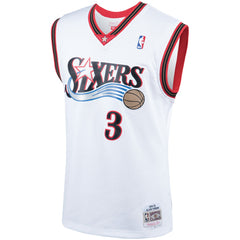 White Allen Iverson Philadelphia 76ers Hardwood Classics Swingman Jersey | NBA