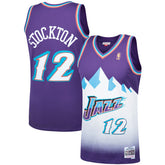 Purple John Stockton Utah Jazz Hardwood Classics Swingman Jersey | NBA