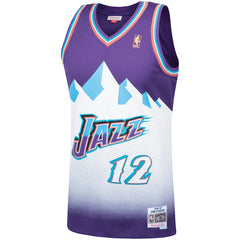 Purple John Stockton Utah Jazz Hardwood Classics Swingman Jersey | NBA