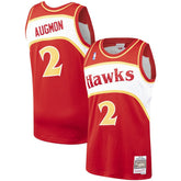 Red Stacey Augmon Atlanta Hawks 1991/92 Hardwood Classics Swingman Jersey | NBA