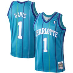 Teal Baron Davis Charlotte Hornets 1999/00 Hardwood Classics Swingman Jersey | NBA