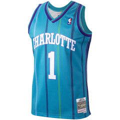 Teal Baron Davis Charlotte Hornets 1999/00 Hardwood Classics Swingman Jersey | NBA