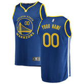 Icon Edition Golden State Warriors Youth 2019/20 Fast Break Custom Replica Jersey Royal sale | NBA