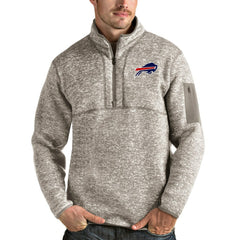 Buffalo Bills Antigua Fortune Quarter-Zip Pullover Jacket | NFL Discount
