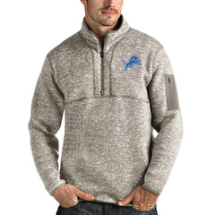 Detroit Lions Antigua Fortune Quarter-Zip Pullover Jacket | NFL Sale